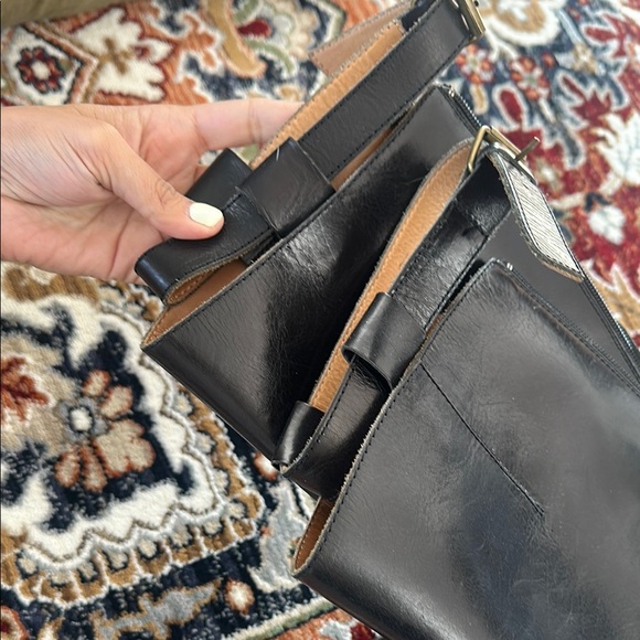 Black Leather Riding Boots - Picture 6 of 7